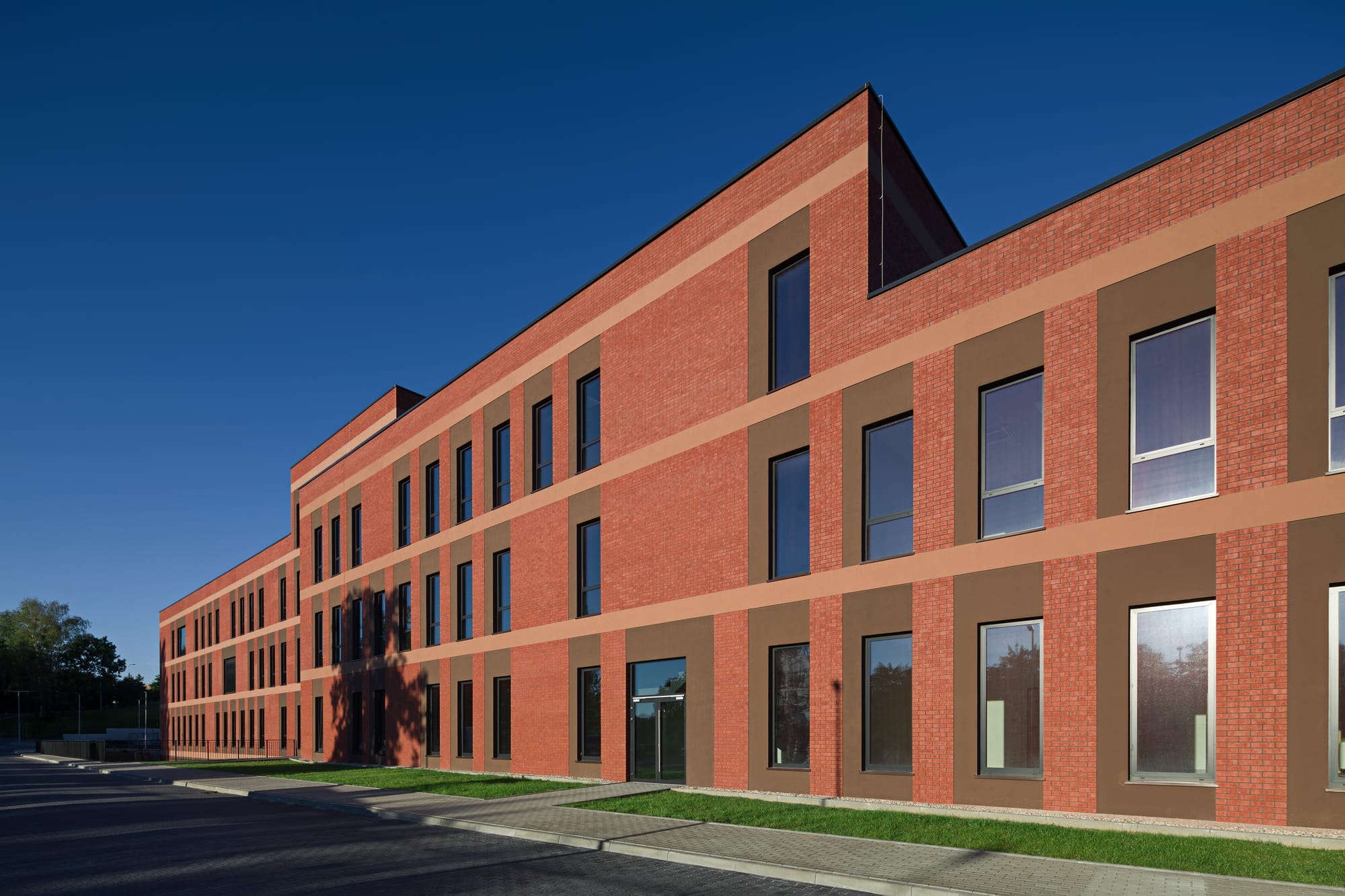 King Klinker brick slips, University of Warmia and Mazury, Olsztyn, Poland