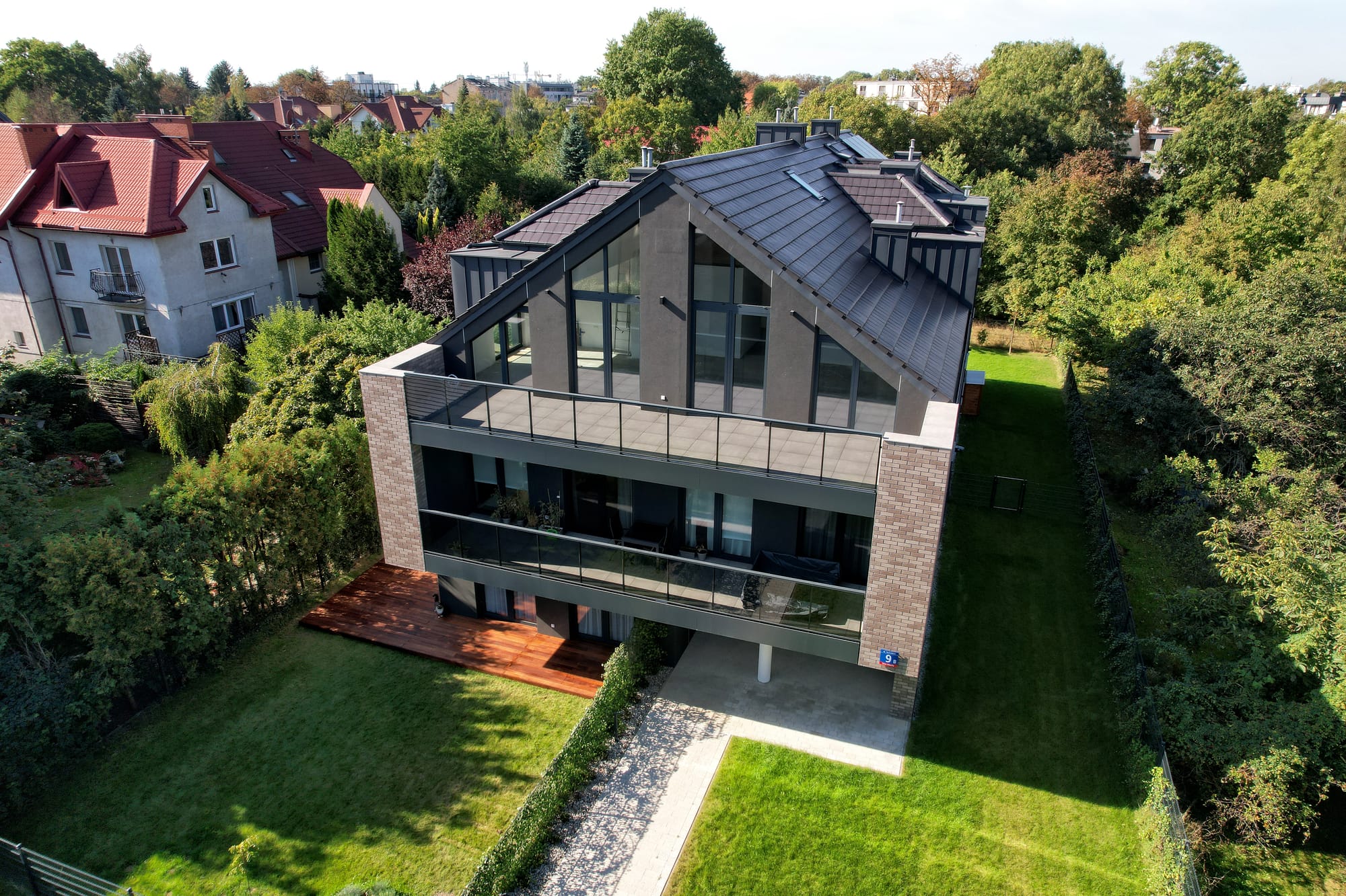 King Klinker brick slips, Villa Duo, Warsaw, Poland