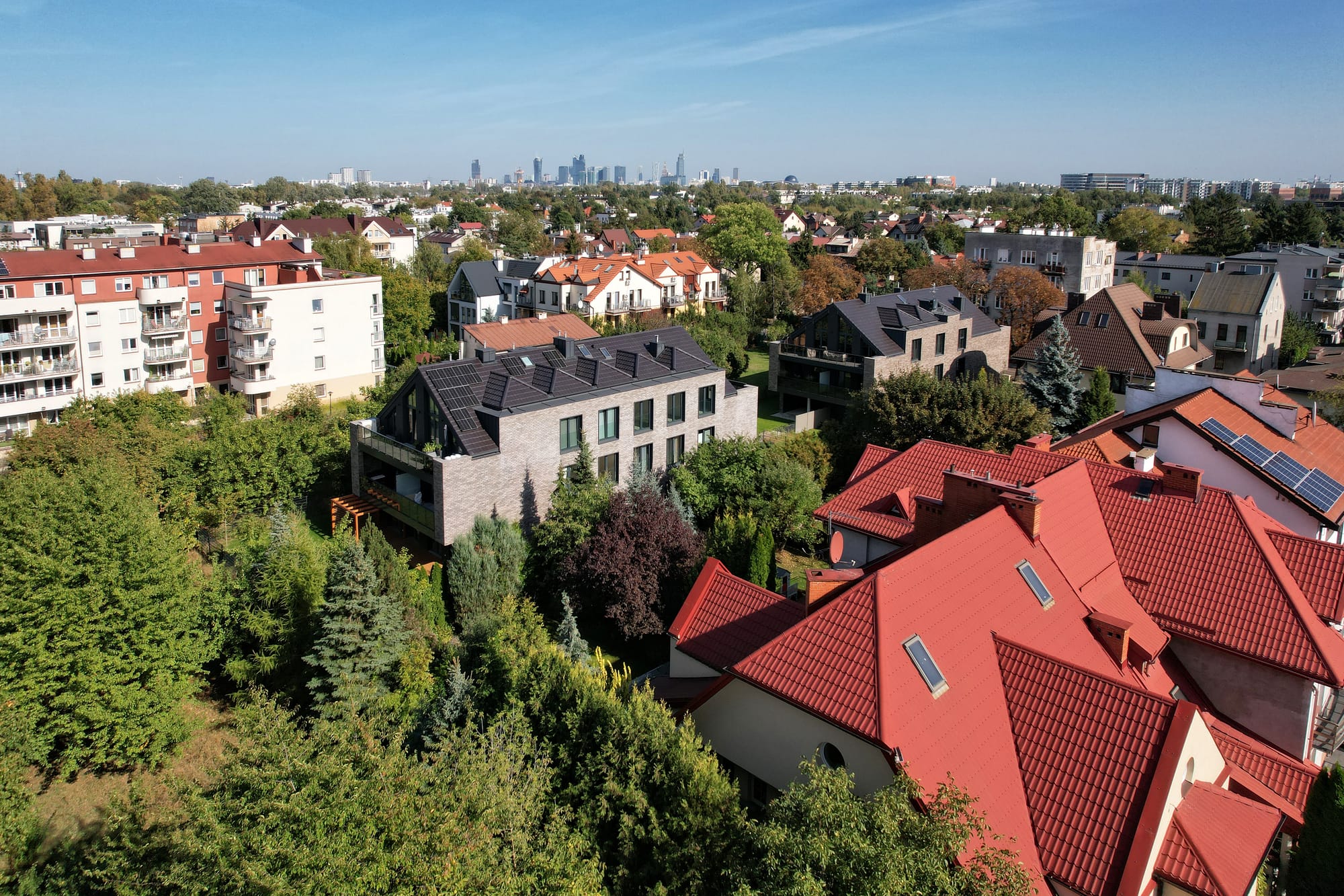 King Klinker brick slips, Villa Duo, Warsaw, Poland