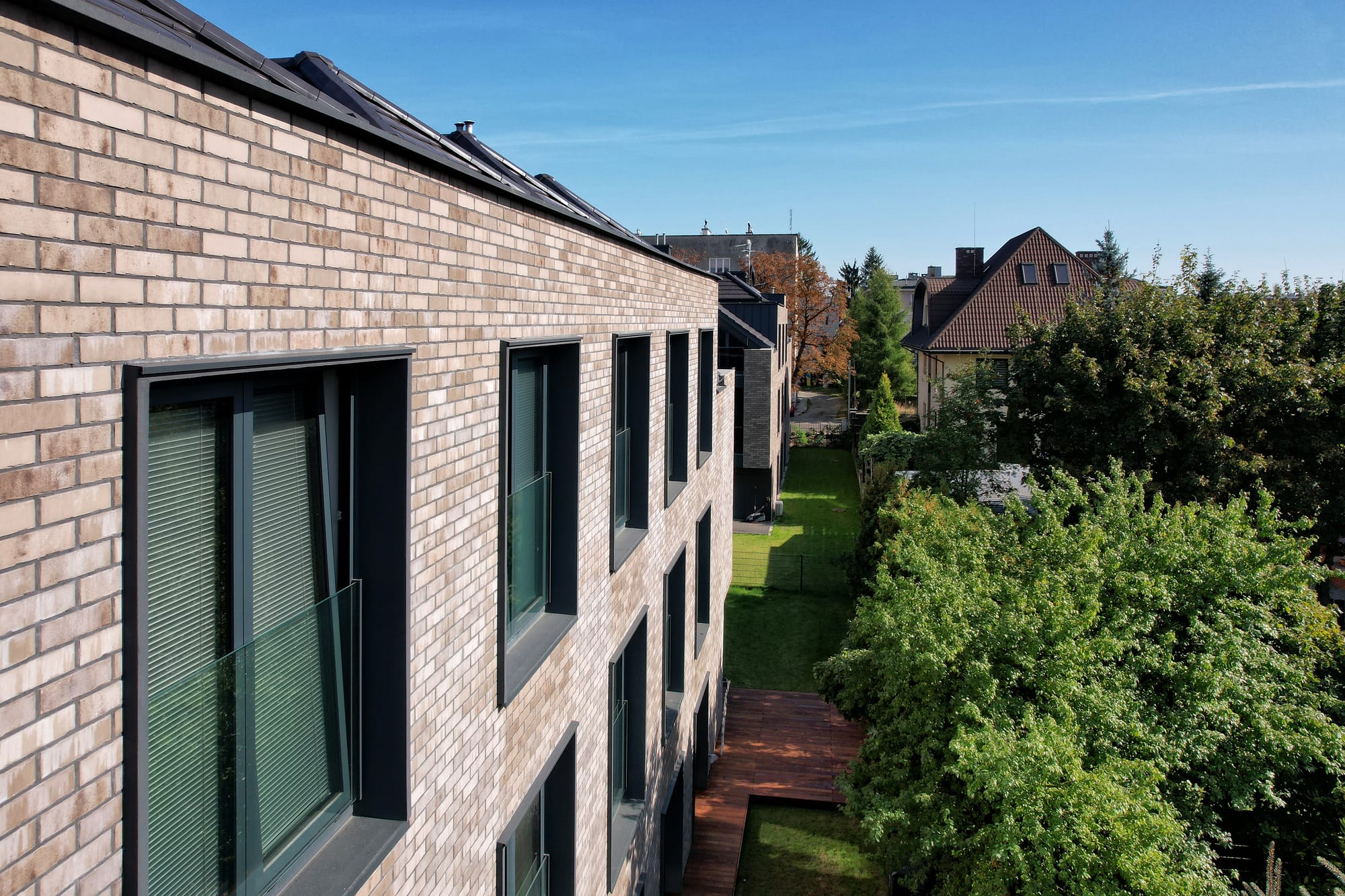 King Klinker brick slips, Villa Duo, Warsaw, Poland