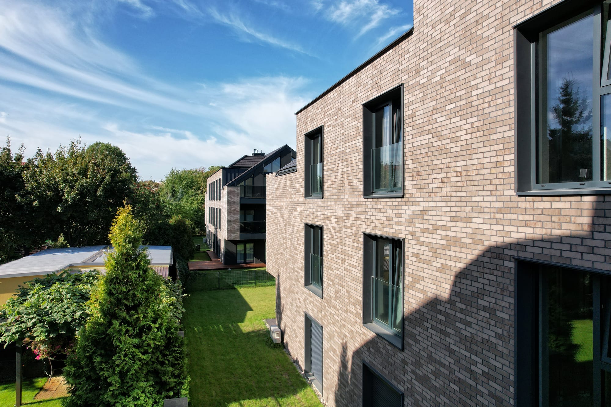King Klinker brick slips, Villa Duo, Warsaw, Poland