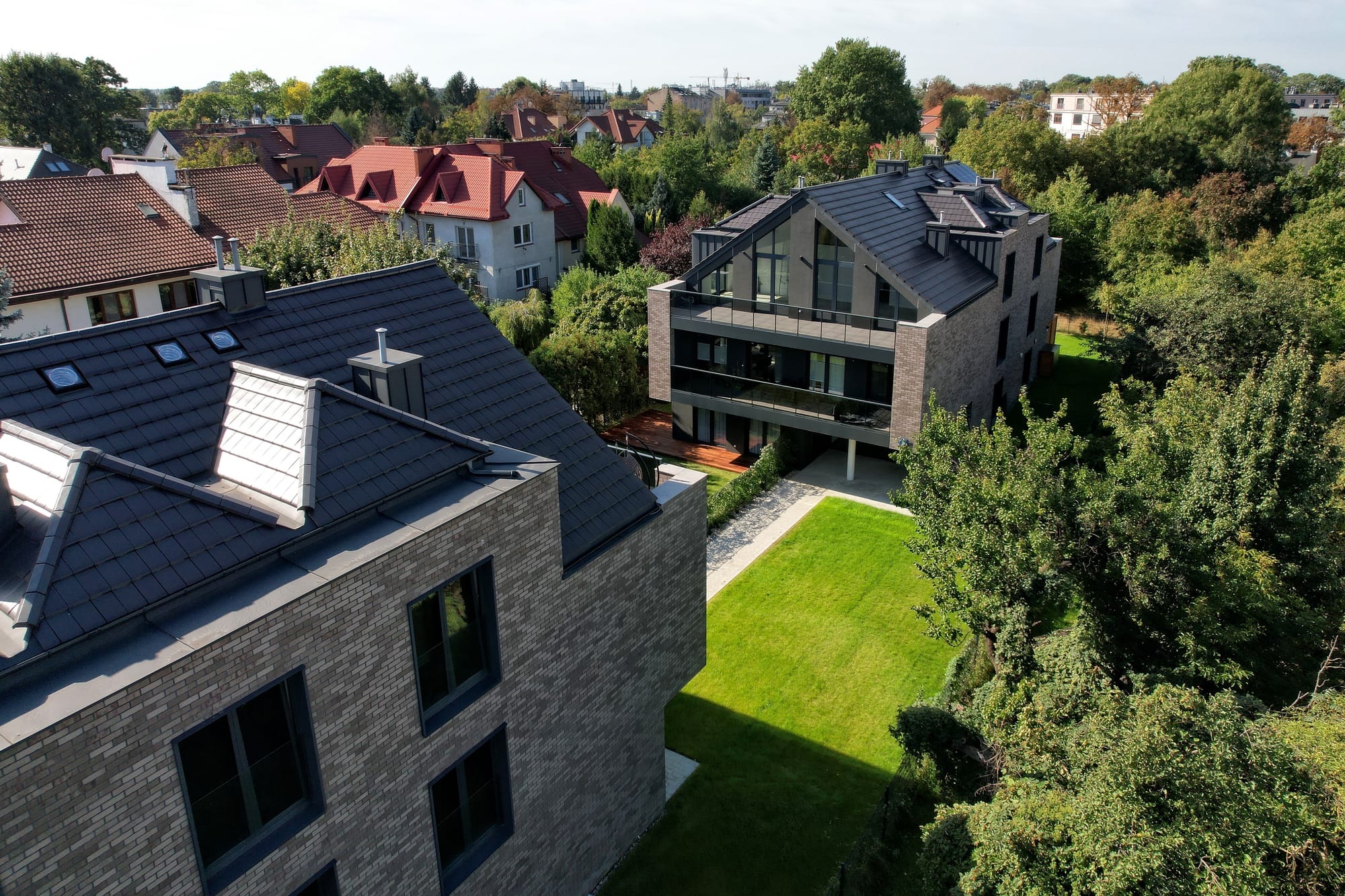 King Klinker brick slips, Villa Duo, Warsaw, Poland
