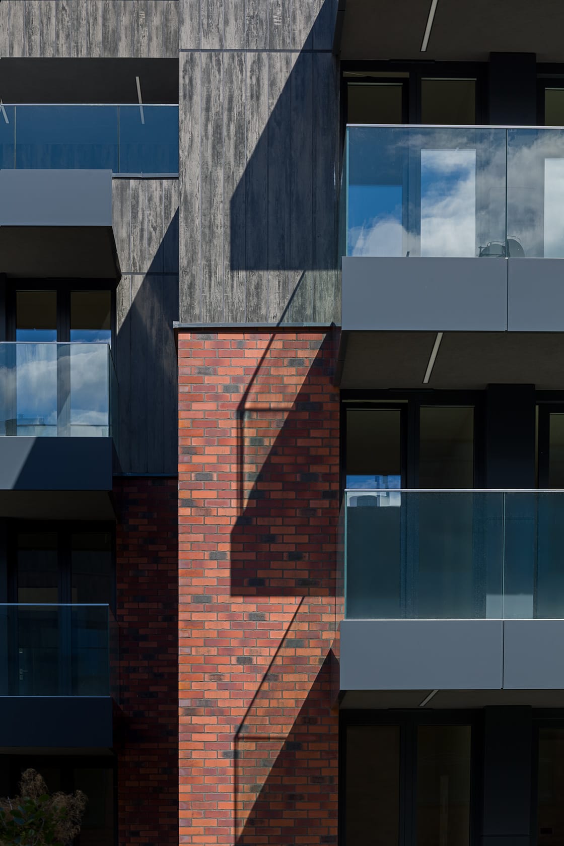 King Klinker brick slips, Warmiński Port apartments, Olsztyn, Poland