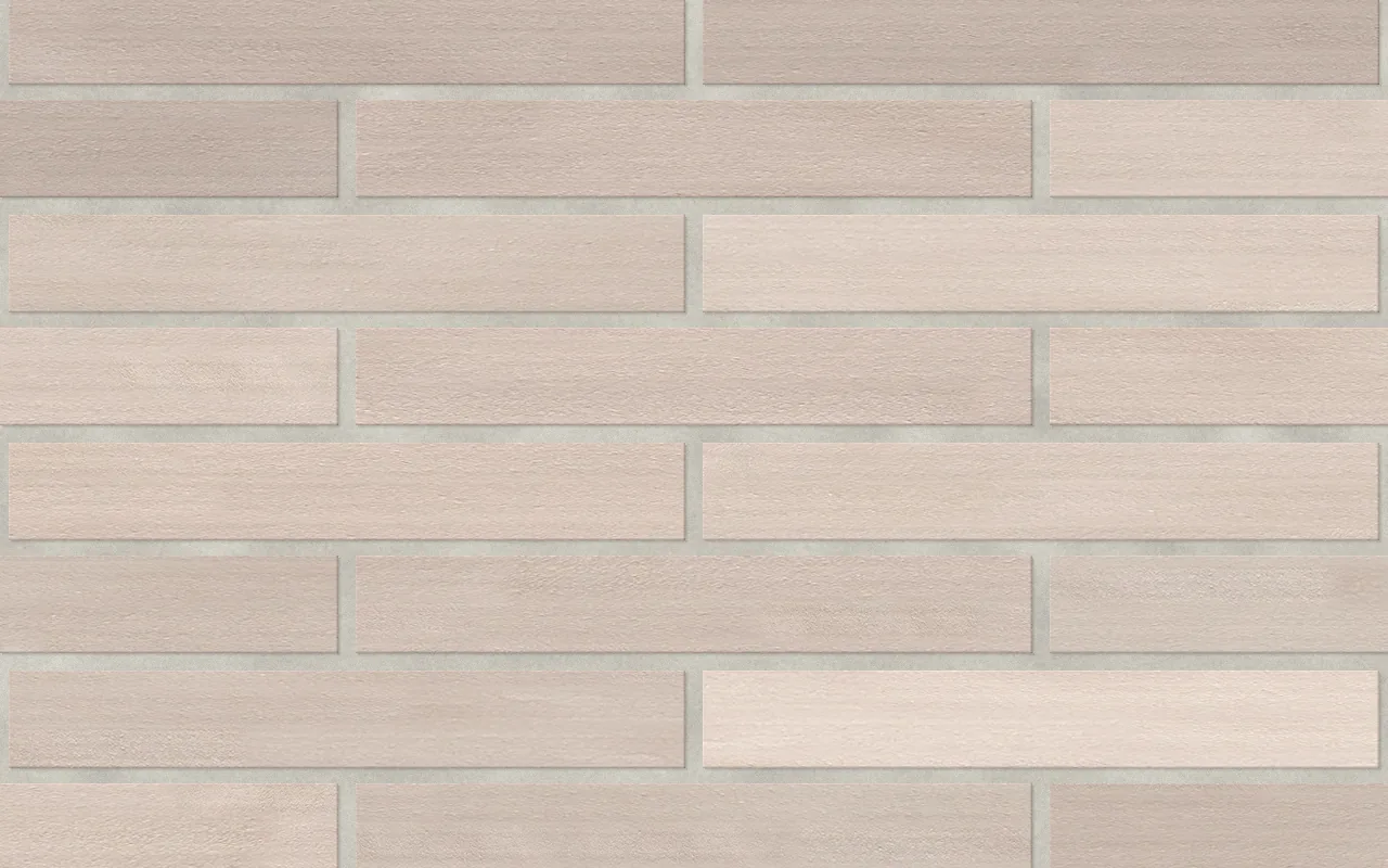 Meridian thin brick in half running bond, drawn to the same scale as every other size on this page