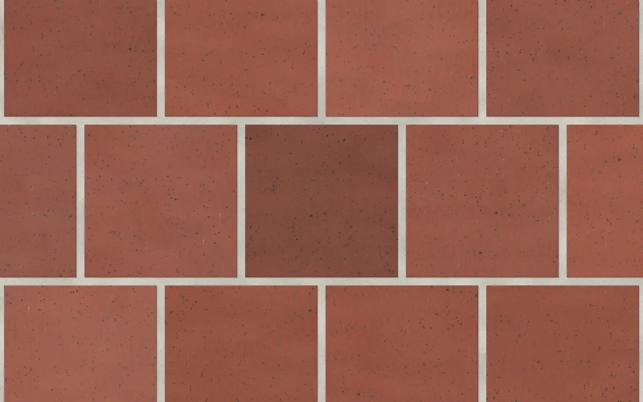Triple thin brick in half running bond, drawn to the same scale as every other size on this page