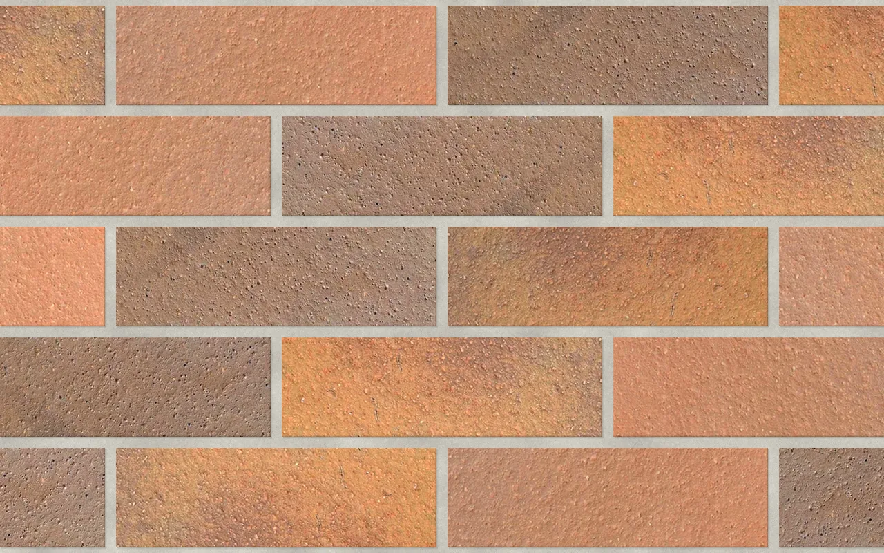 Utility thin brick in half running bond, drawn to the same scale as every other size on this page