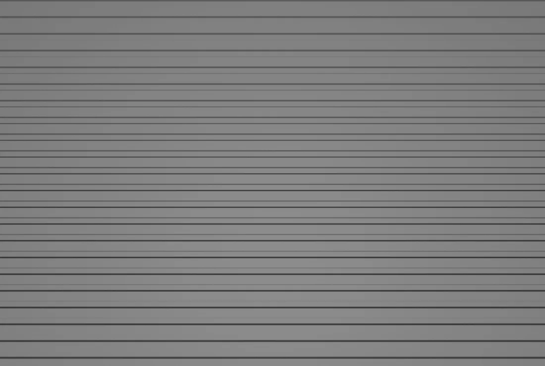 Fluted formliner pattern 107, cast in concrete