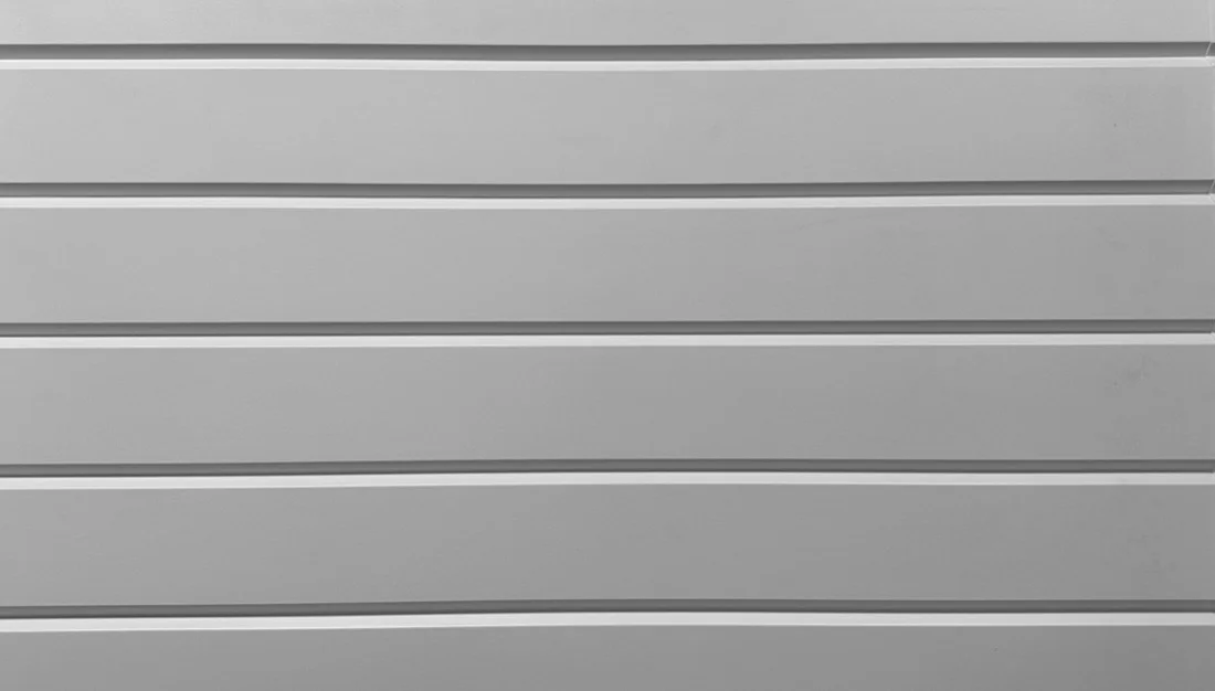 Fluted v groove formliner pattern 121, cast in concrete