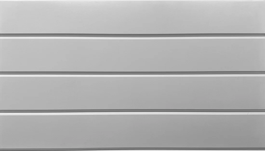 Fluted v groove formliner pattern 122, cast in concrete