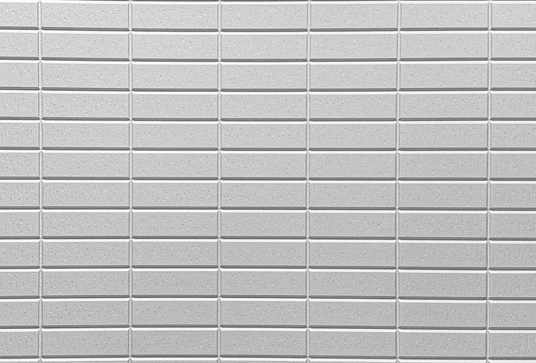 Stacked bond modular wirecut formliner pattern cast in concrete