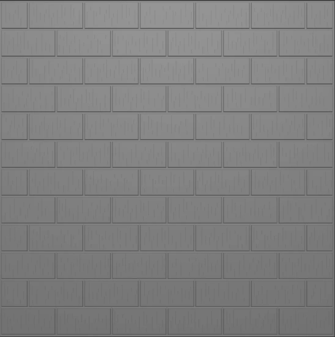 Half bond closure wirecut formliner pattern cast in concrete