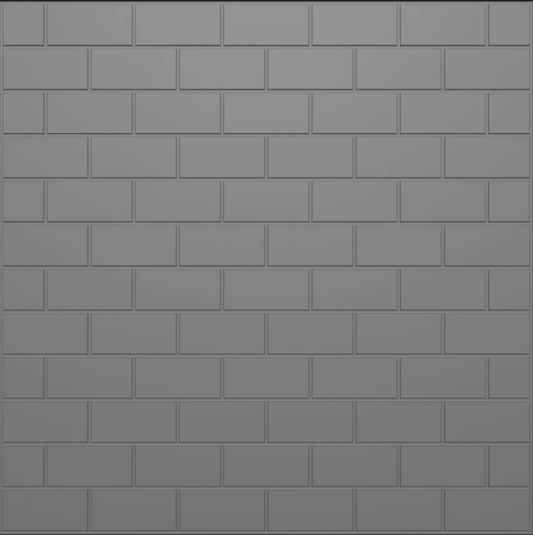 Half bond closure formliner pattern 2000XXXLR, cast in concrete