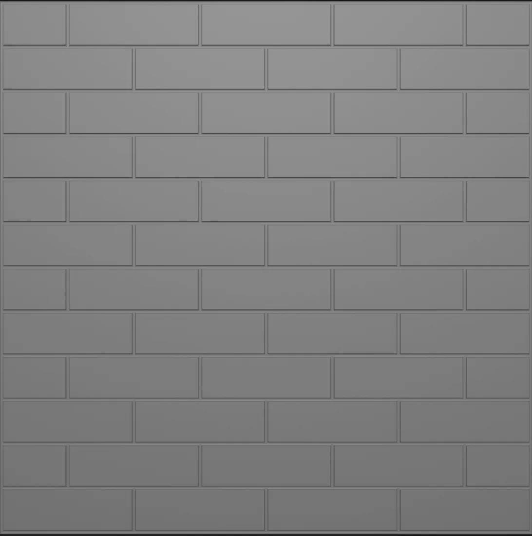 Half bond utility formliner pattern 3000, cast in concrete