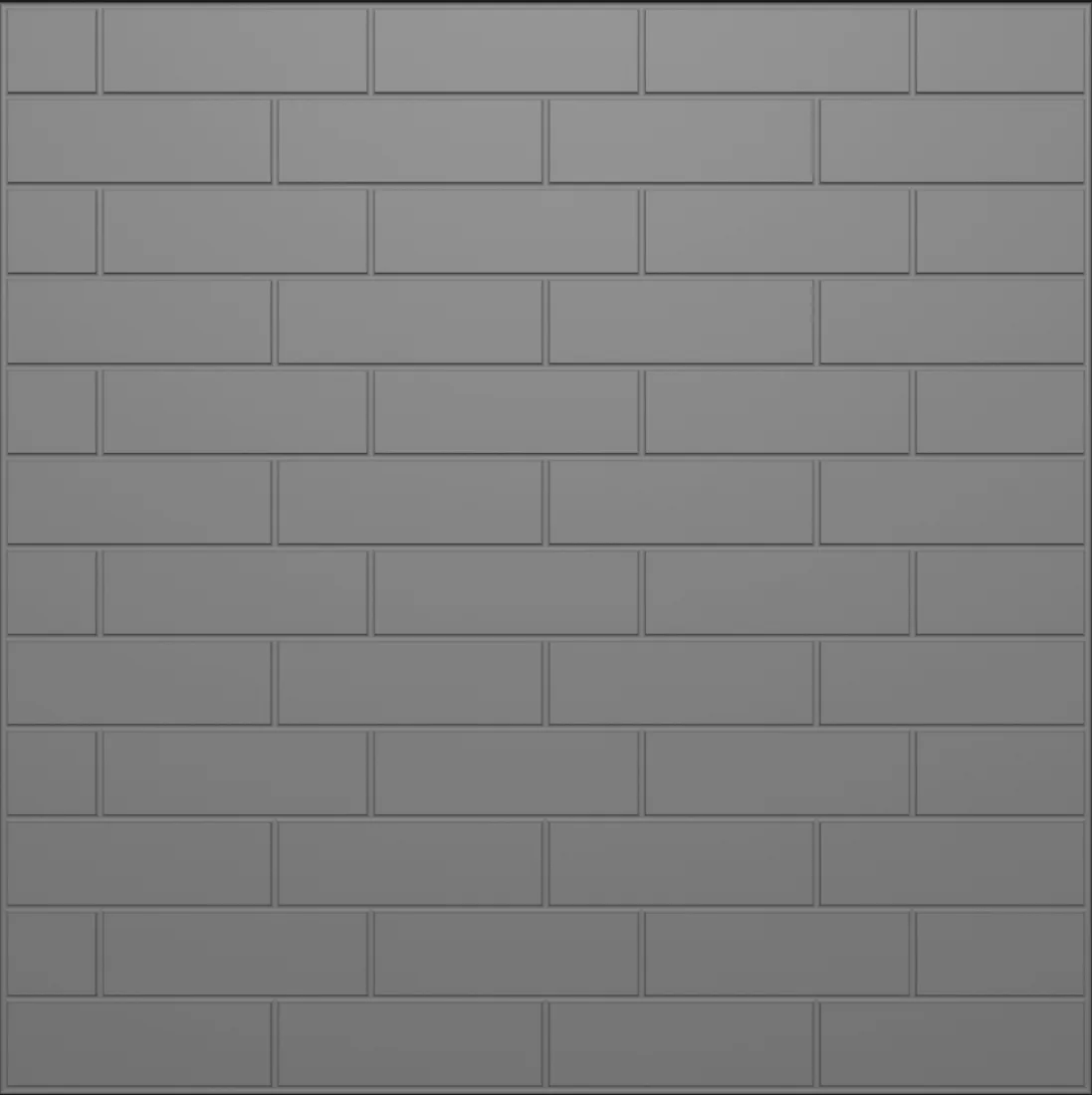 Third bond utility formliner pattern cast in concrete