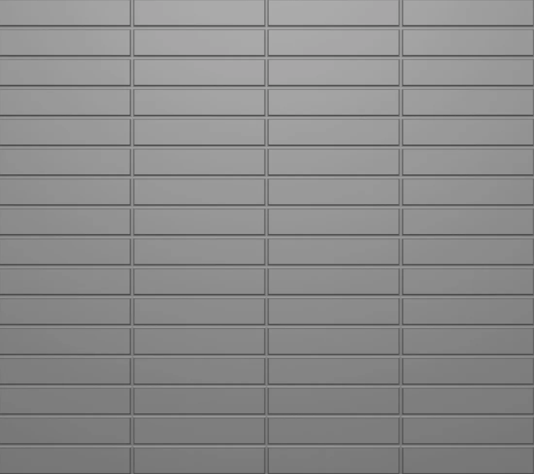Stacked bond norman formliner pattern cast in concrete