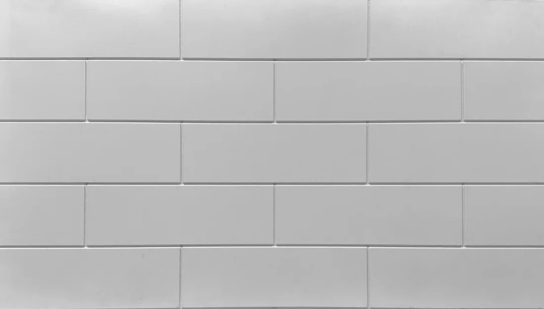 Half bond 24in x 8in smooth stone formliner pattern cast in concrete