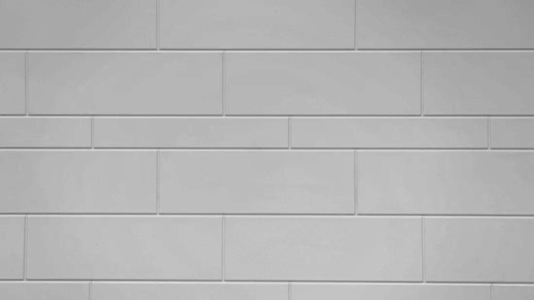 Third bond 8in, 4in smooth stone formliner pattern cast in concrete