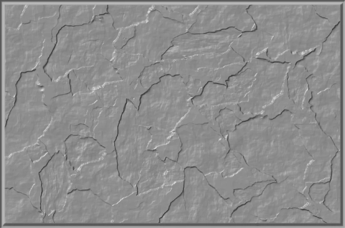Big block stone formliner pattern 233, cast in concrete