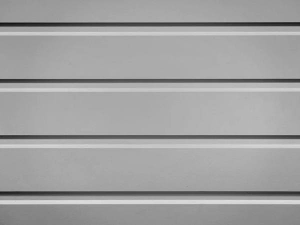 Fluted rib formliner pattern cast in concrete