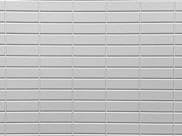 Stacked bond modular wirecut formliner pattern cast in concrete