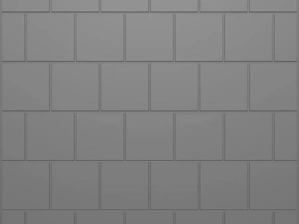 Half bond 8x8 tile formliner pattern cast in concrete