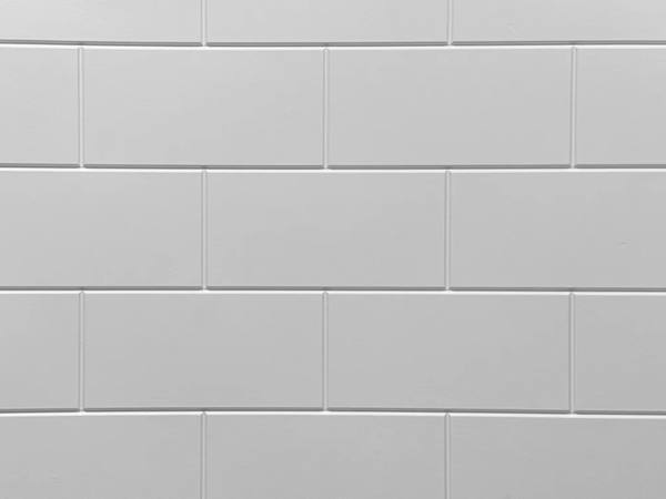 Half bond 8x16 block medium blast texture formliner pattern cast in concrete