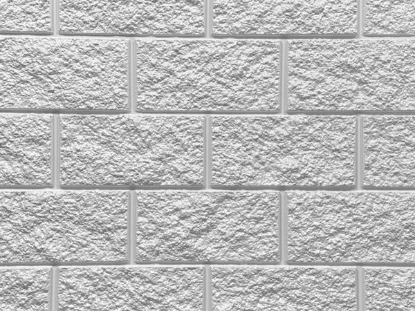 Half bond 8x16 split face block formliner pattern cast in concrete