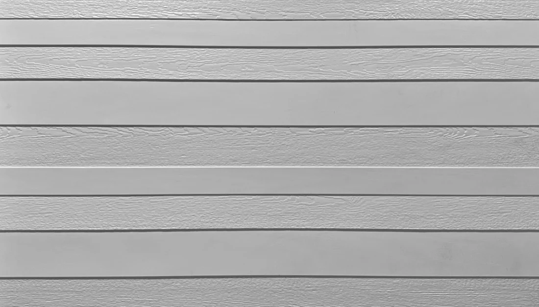 Slanted wood plank formliner pattern cast in concrete